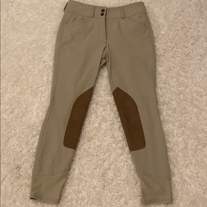 R.J. Classics Mid-Rise Front-Zip Knee-Patch Breech